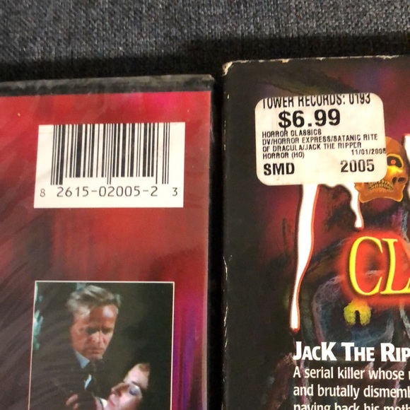 Vintage Movie Classics 3 Horror Films on DVD Dracula Jack The Ripper Express New - Picture 10 of 10
